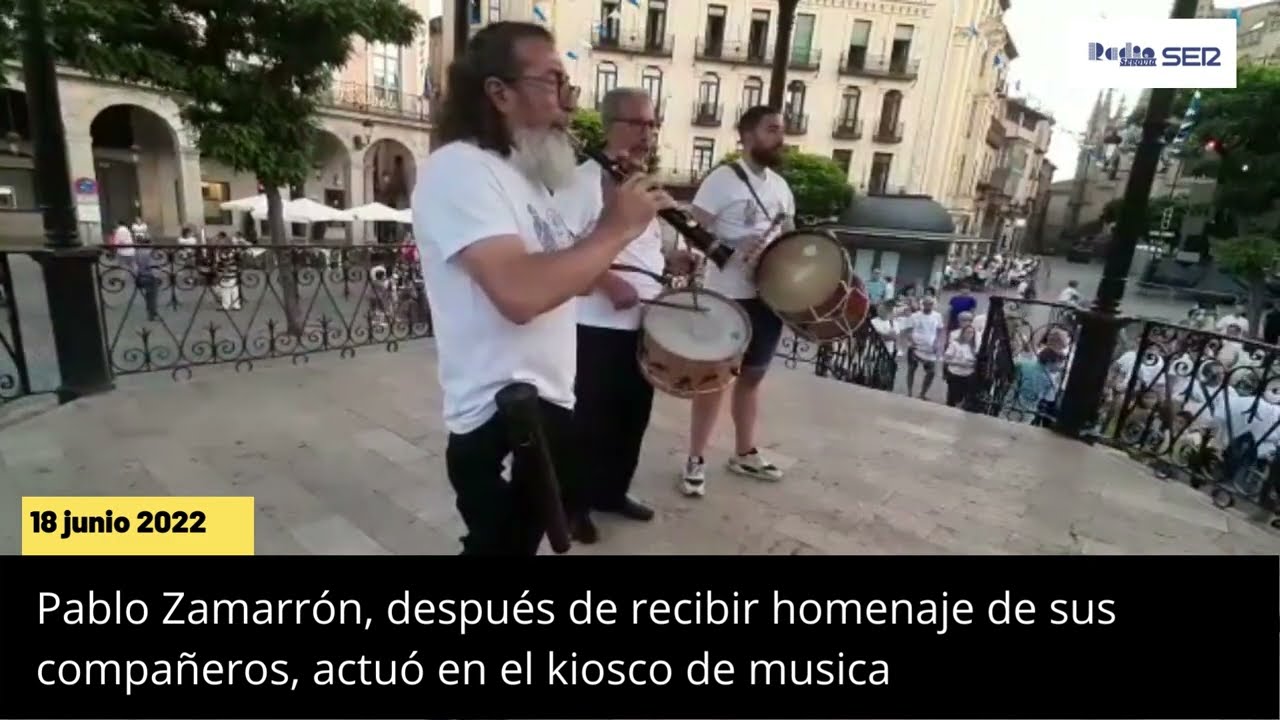 Pasacalles Escuela de Dulzainas de Segovia, Homenaje a Pablo Zamarrón