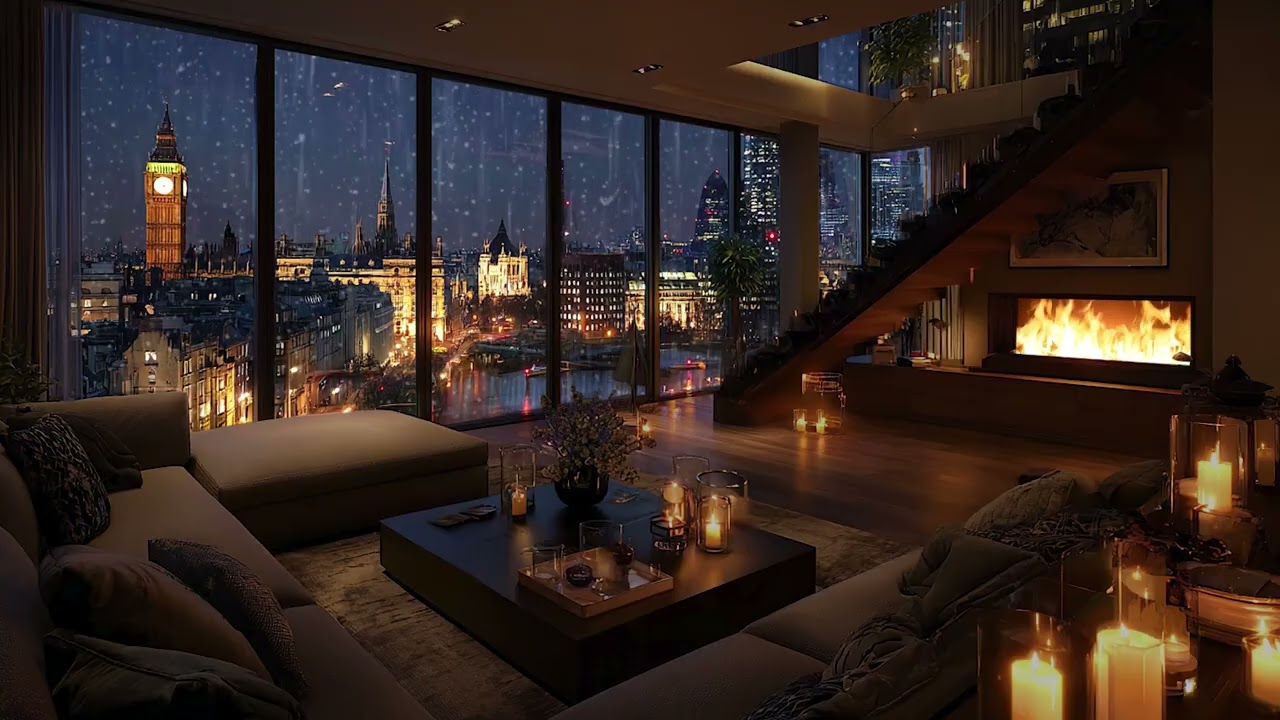Midnight Rain & Smooth Jazz 🎷 Perfect Chill Atmosphere