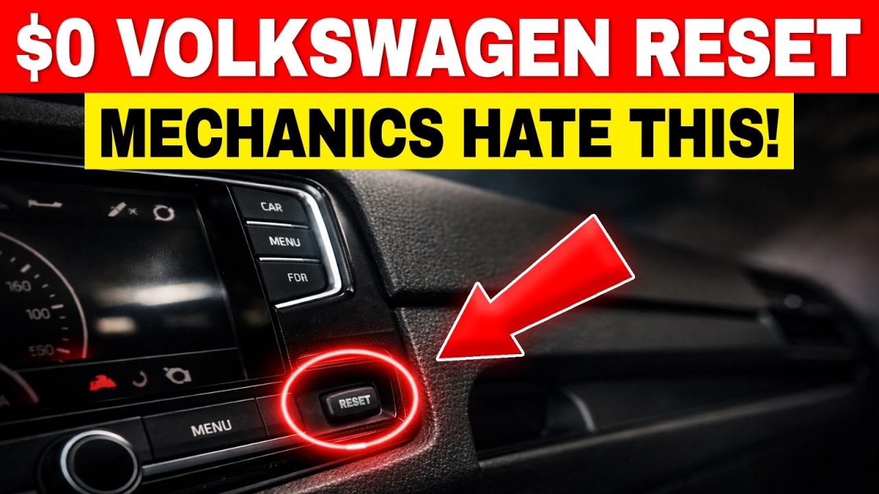$0 VOLKSWAGEN Reset Trick Mechanics Hate That Fixes Everything