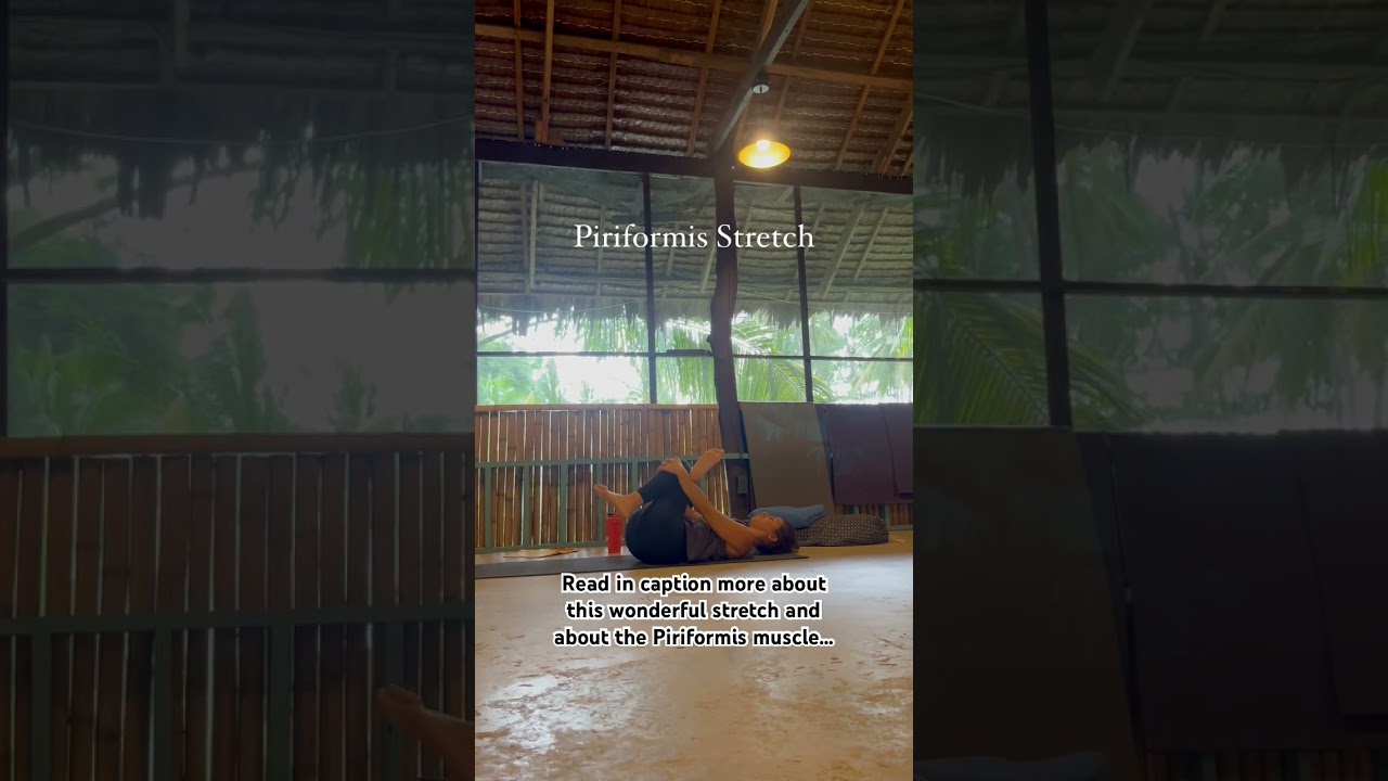 Supine Figure-Four Stretch—a great way to release the Piriformis Muscle l Luna Alignment Yoga