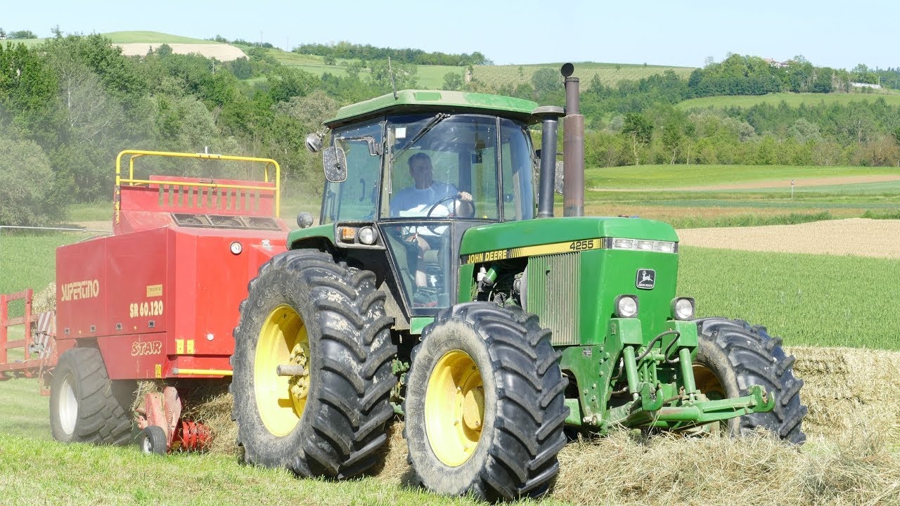 John Deere 4255/6520 | Big Baler Supertino | Carrellone Vanara