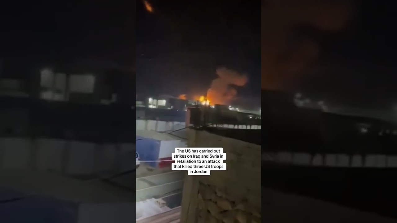 US strikes near Iraqi-Syrian border