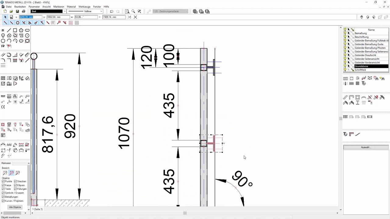 TENADO METALL 2D | Ankerplattengenerator