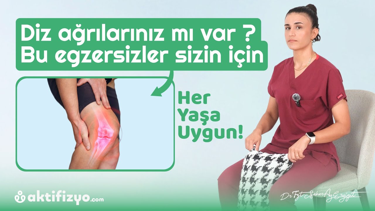 Diz Ağrısı için 4 Etkili Egzersiz #aktifizyo #fizyoterapist