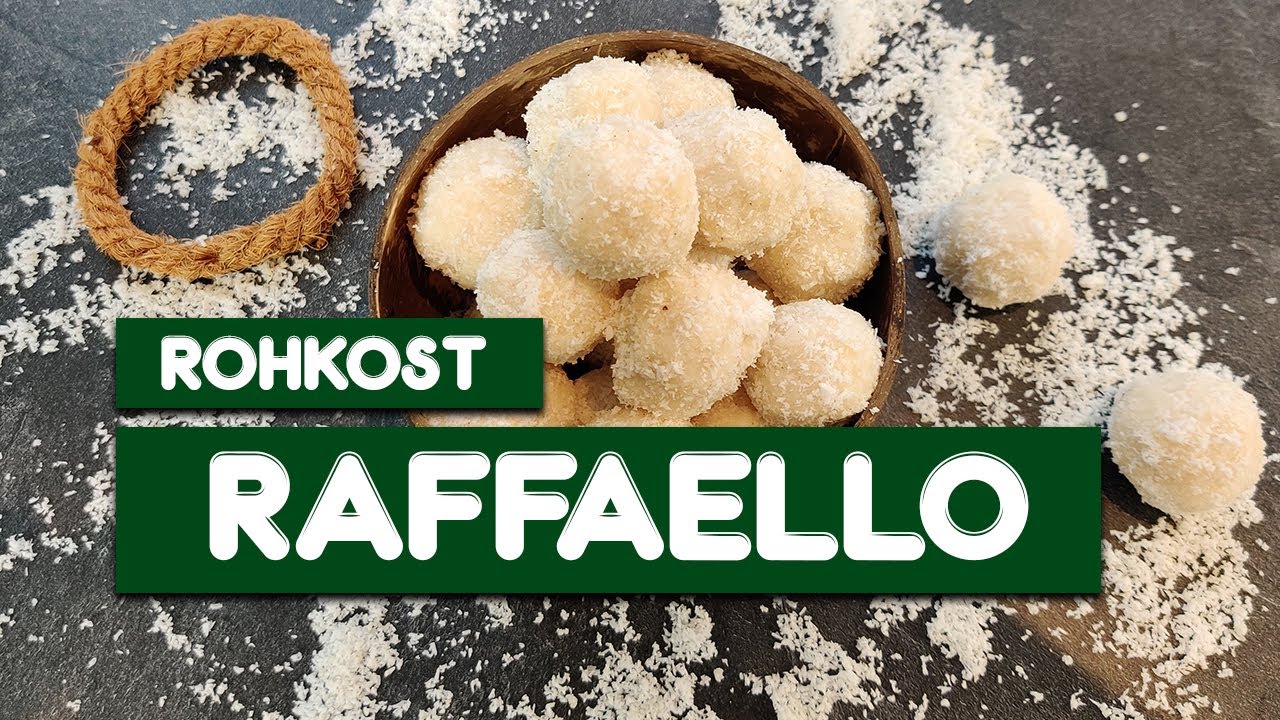 Rohkost Raffaello selber machen! Zuckerfrei und Vegan