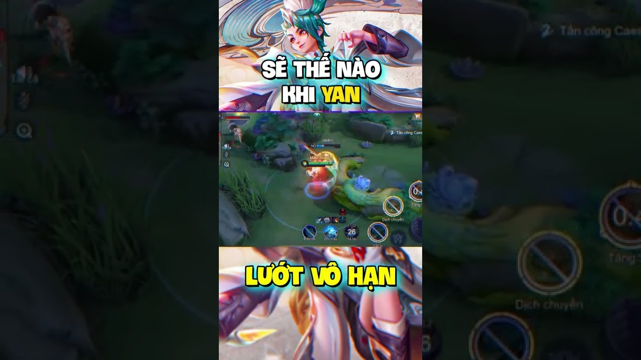 Kỹ Năng Yan Lướt V&ocirc; Hạn Cực M&atilde;n Nh&atilde;n | MSUONG CHANNEL #shorts