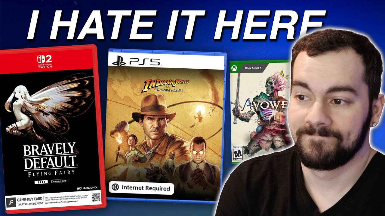Sony, Nintendo, And Microsoft Are Fumbling Physical Games In 2025