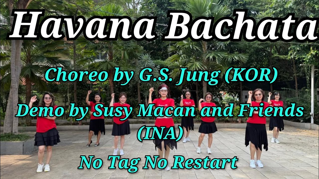 HAVANA BACHATA|Line Dance| Choreo by G.S. Jung (KOR)