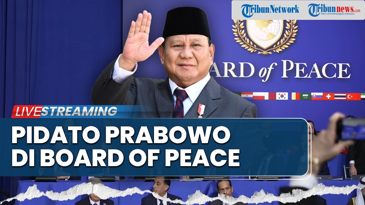 🔴LIVE: Presiden Prabowo Hadiri Konferensi Tingkat TInggi Dewan Perdamaian Gaza di Amerika Serikat