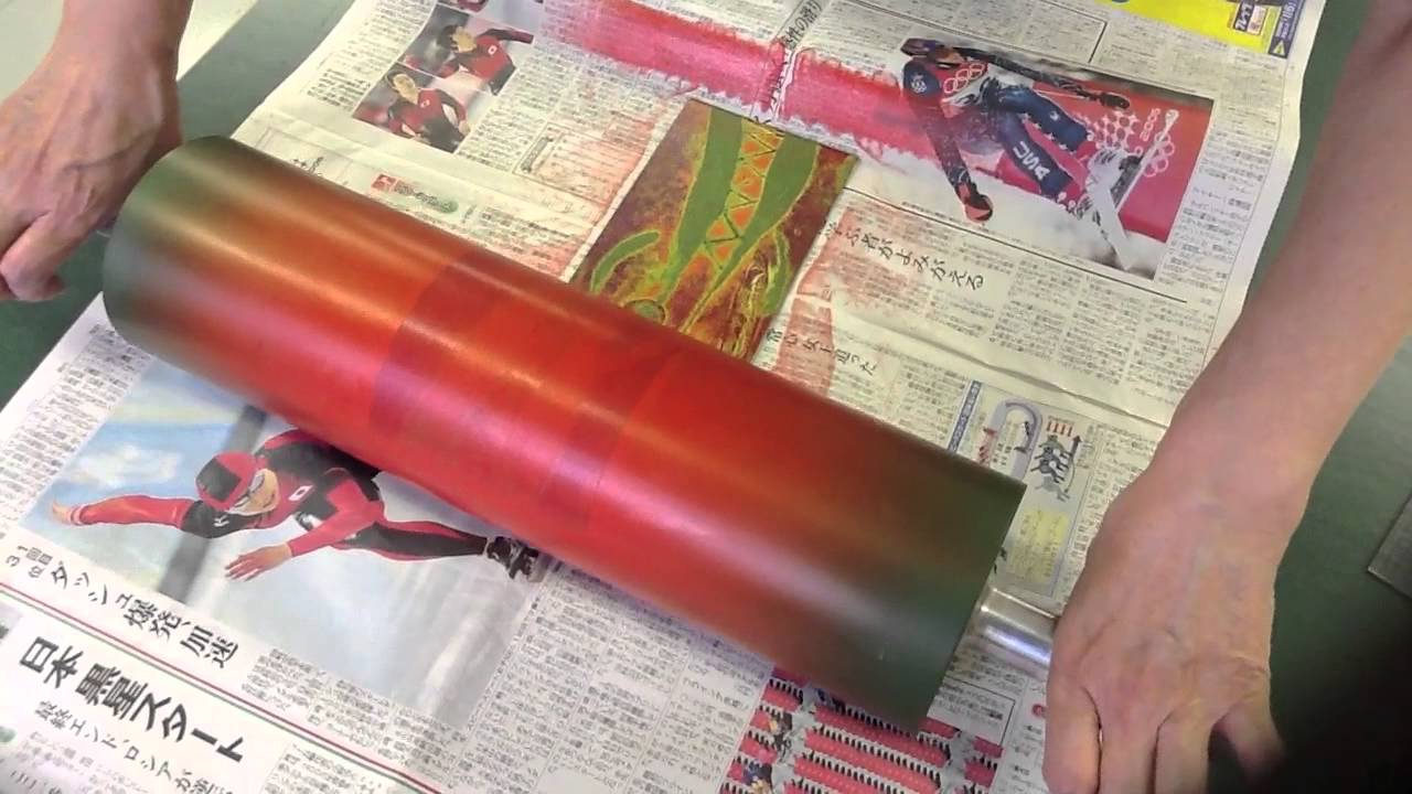 版画／ヘイター法による一版多色刷り