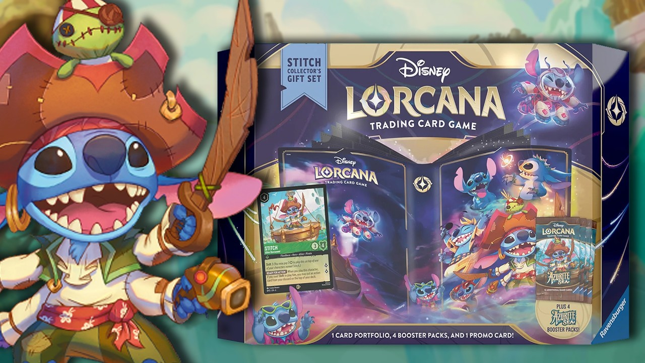 STITCH INVADE LORCANA CON SU CAJA EXCLUSIVA 👽