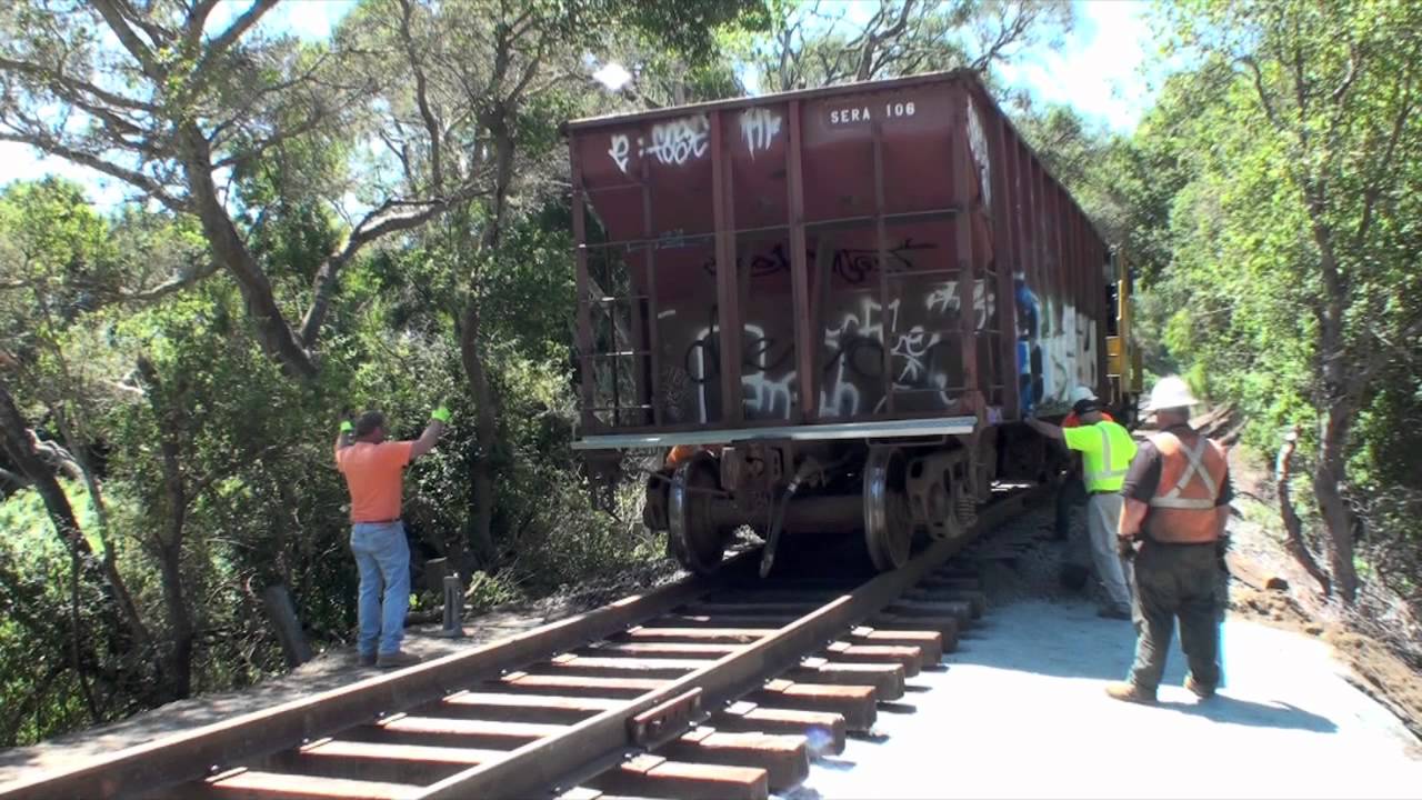 Santa Cruz Branch Line Washout Repair -- Last Day