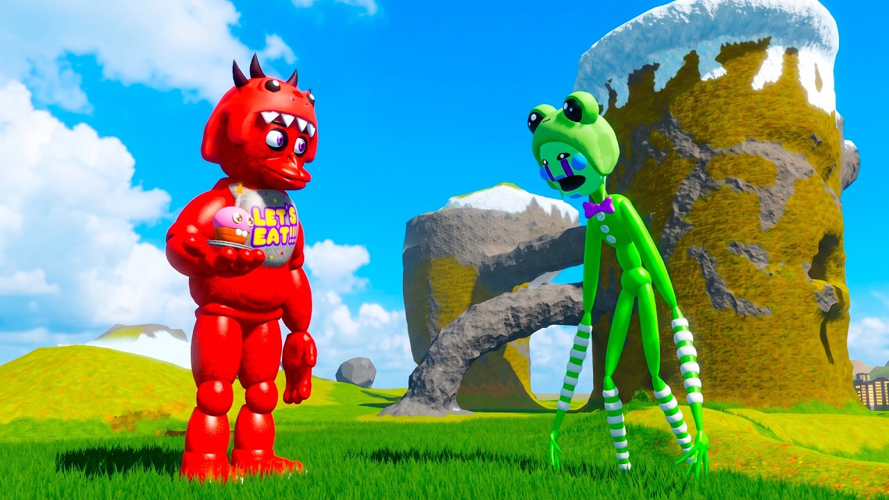 😱 Red Dino & Mikey MORPH a FNAF PUPPET AND CHICA How to Play as FNAF PUPPET in Roblox