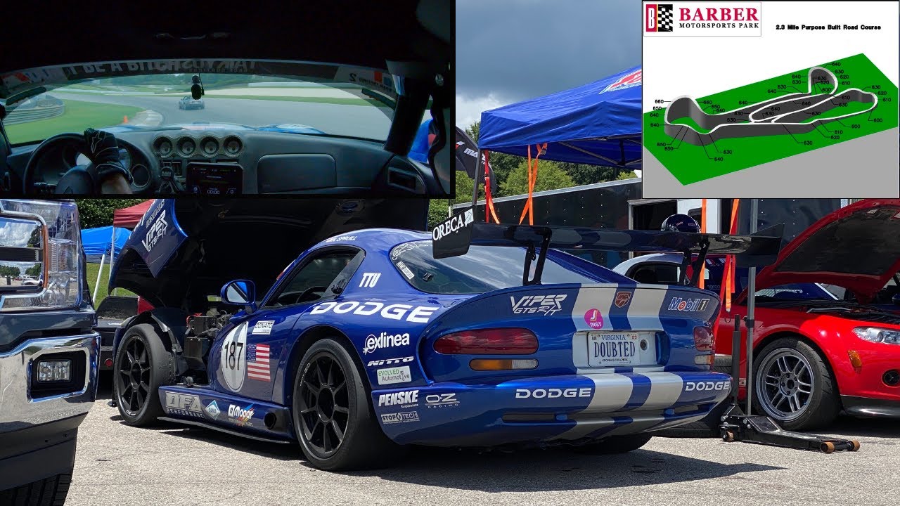 8.3L Stroked Viper GTS Hot Laps at Barber Motorsports Park
