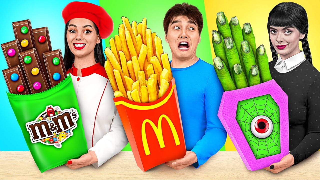 Provocare De Gătit: Wednesday vs. Bunica | Hacks și Trucuri &icirc;n Bucătărie Multi DO Challenge