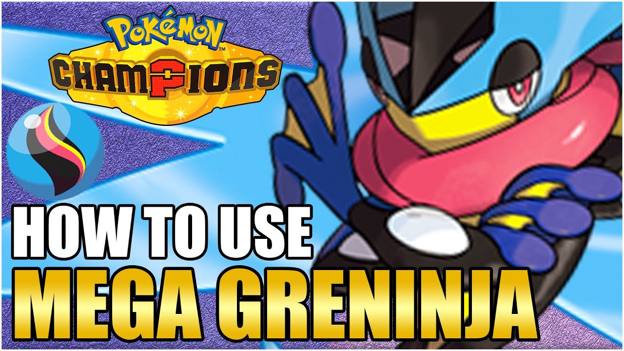 Best Mega Greninja Moveset Guide - How To Use Mega Greninja Pokemon Champions Competitive VGC