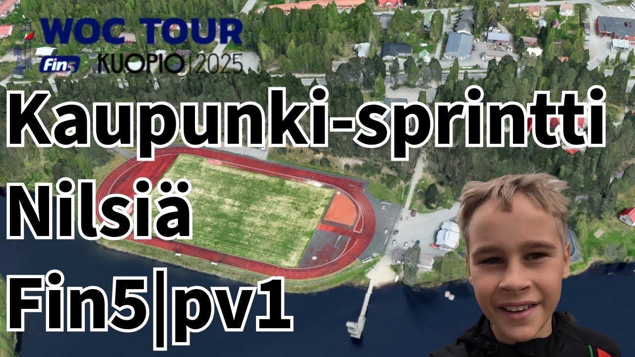 Fin5 2025 päivä 1 - Kaupunki-Sprintti Nilsiässä