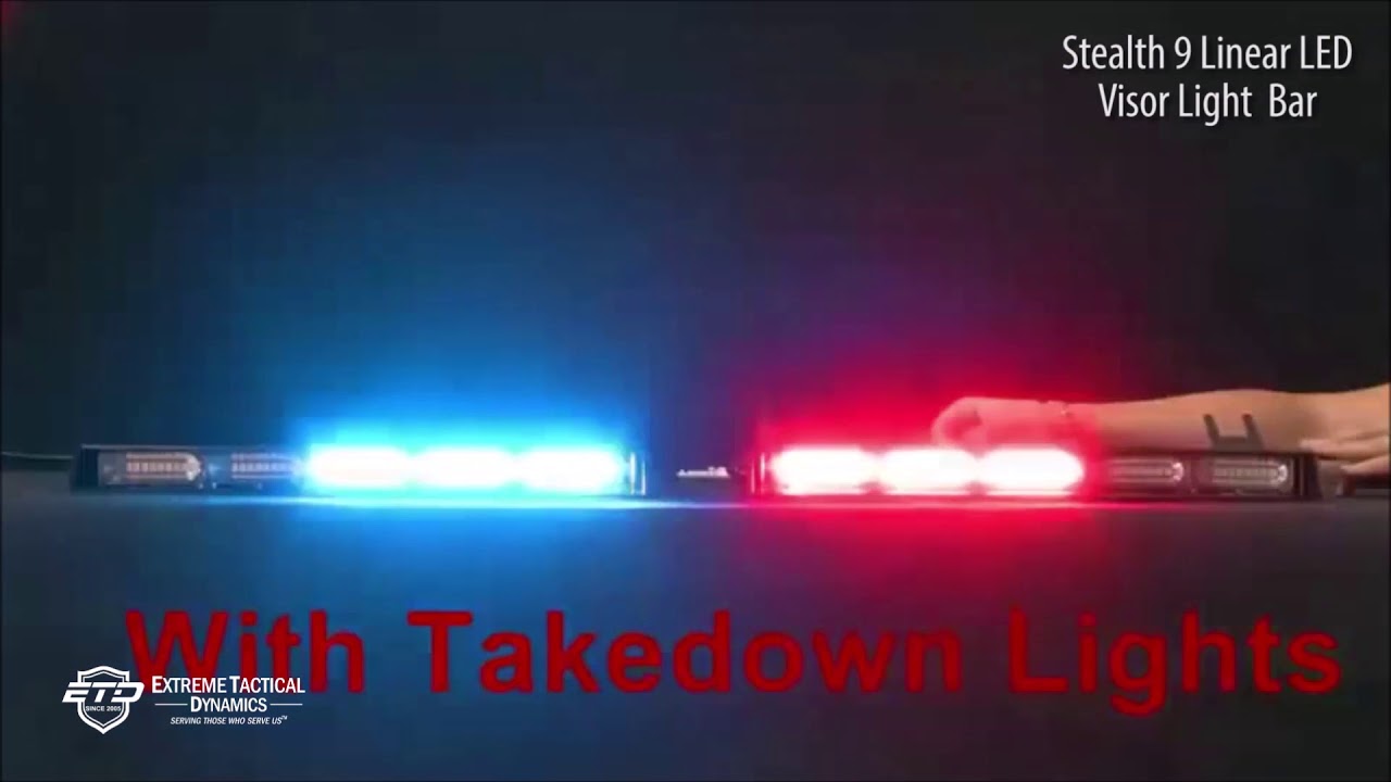 Stealth Commander Linear LED Visor Light Bar Info
