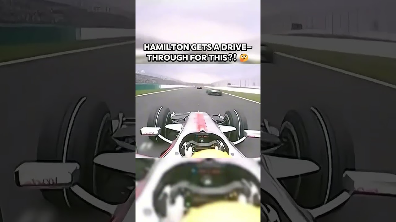 This Mistake Got Hamilton a Drive Through ! 😳  #f1 #formula1 #ferrari  #indian #hamilton