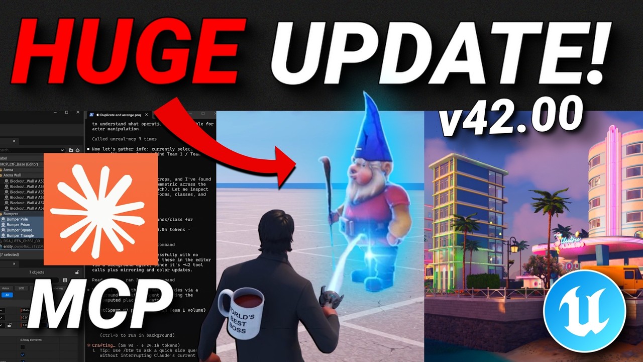 UE6, MCP Plugins, ABILITY System, Gravity Gun & More in Fortnite Creative/UEFN! ( Update v42.00 )