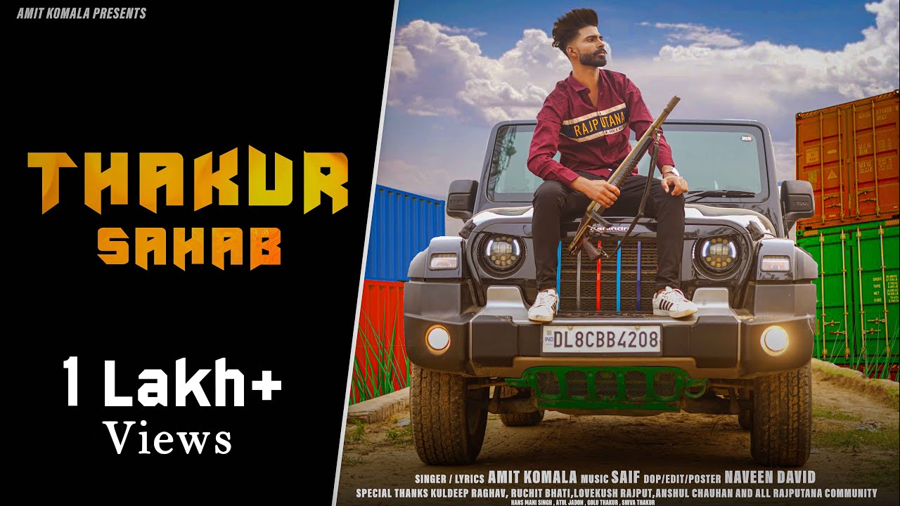 Thakur Sahab II New Rajputana Song II Amit chauhan II Kuldeep Raghav II haryanvi song 2021