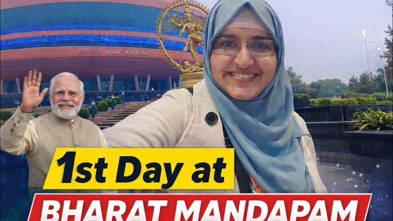 Day 1st At BHARAT MANDAPAM DELHI 😍||#vlog #viral 