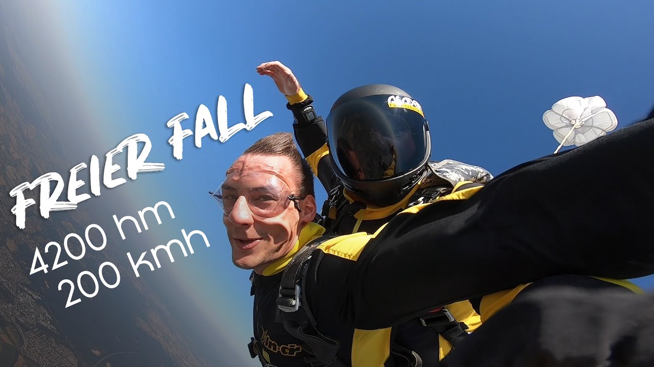 Freier Fall aus 4200 m H&ouml;he! // Mein erster Tandemsprung - Was f&uuml;r ein Erlebnis!
