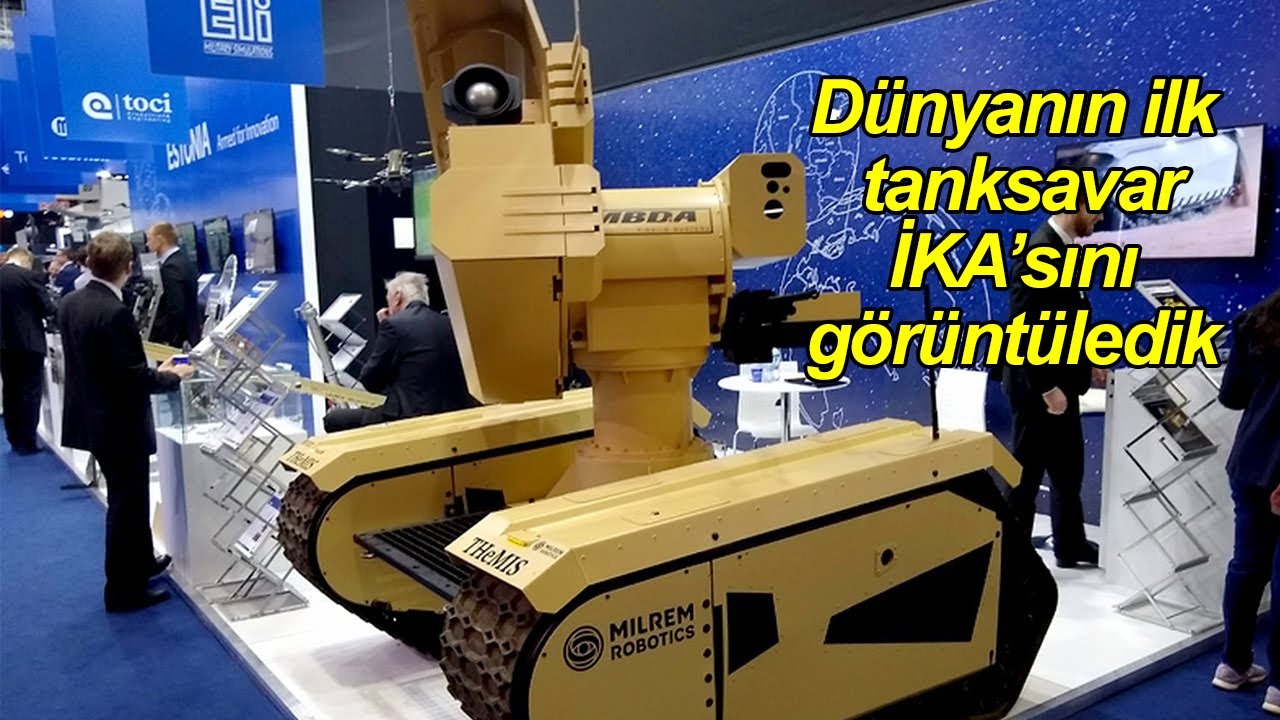 Dünyanın ilk tanksavar insansız kara aracını görüntüledik