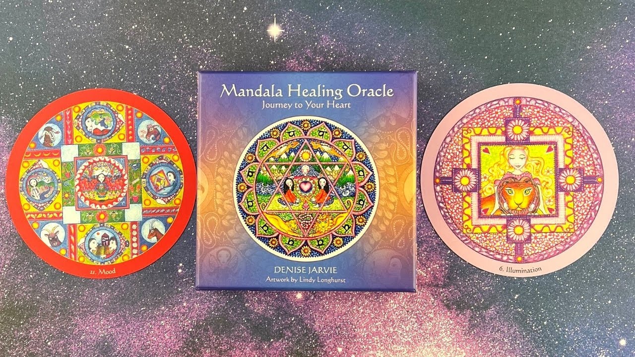 Mandala Healing Oracle Cards 💮 Journey to Your Heart, Meditations, Color Guide 💮 HD Flip Through