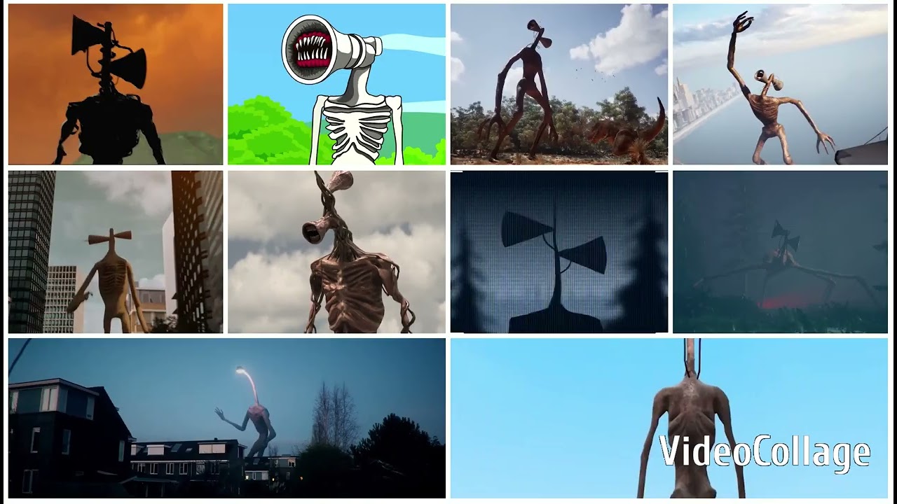Siren head for music and action video ⏩🔴