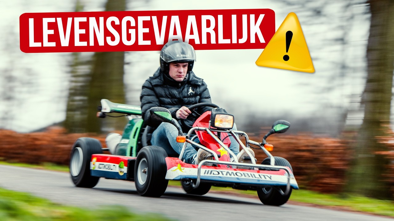 We rijden met een Go-Kart op de openbare weg!