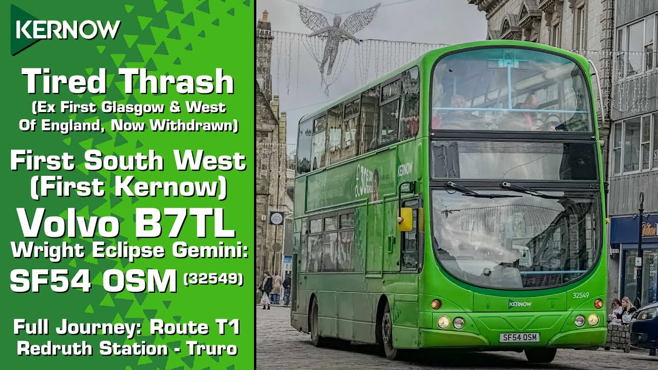 (Now Withdrawn) First Kernow Volvo B7TL Wright Eclipse Gemini: SF54 OSM