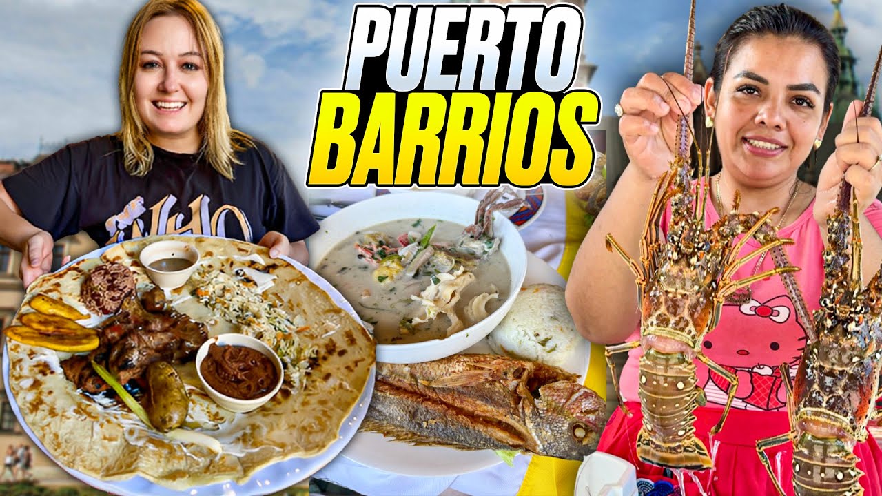 We found the best food in Puerto Barrios, Guatemala!