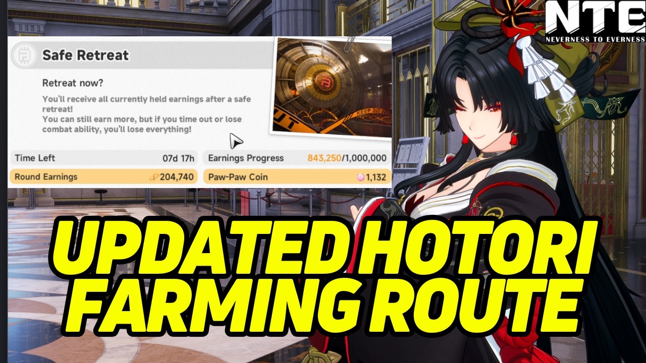 Обновленный гайд по фарму Pink Paws Heist с Hotori от Zeee! 【Neverness To Everness】