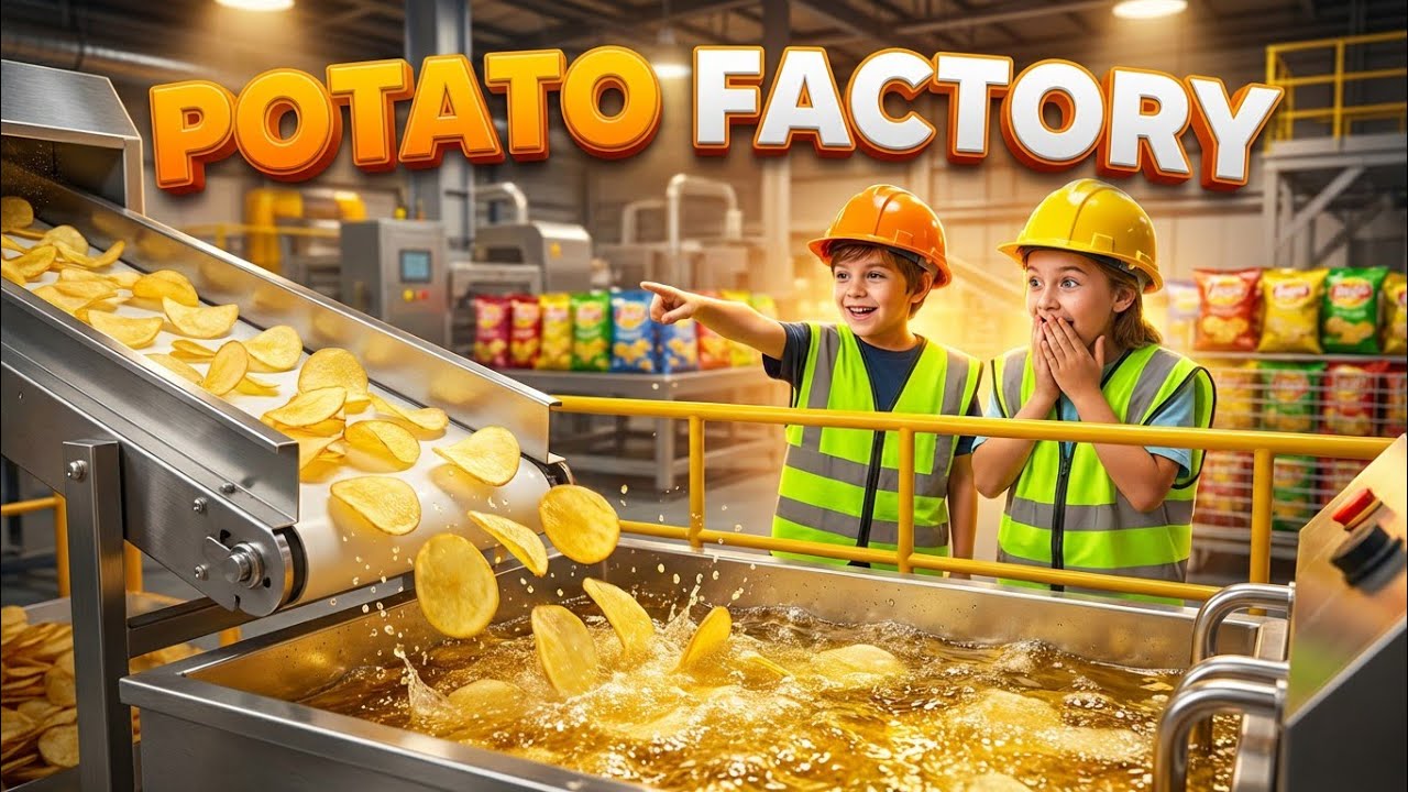 Potato Chips Manufacturing Process | Full Production Workflow | Inside Make Skills
