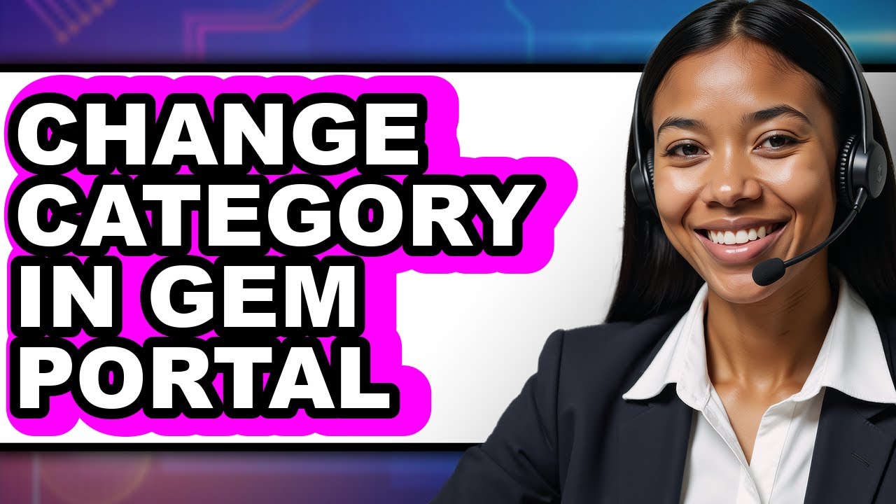 How to Change Category in Gem Portal (full Guide)
