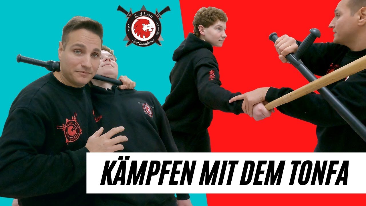 Verteidigung mit einer Tonfa Mehrzweck-Einsatzstock