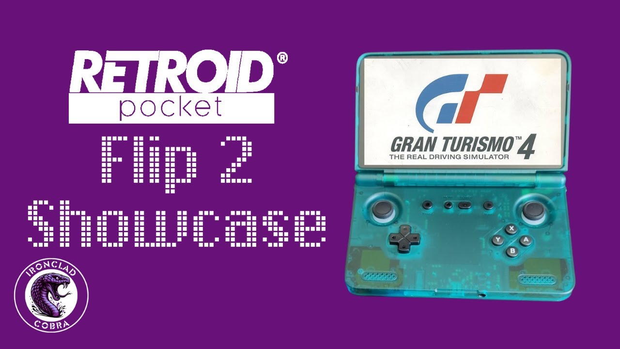 Retroid Pocket Flip 2 Showcase & PS2 Gameplay – Gran Turismo 4 (60 FPS)
