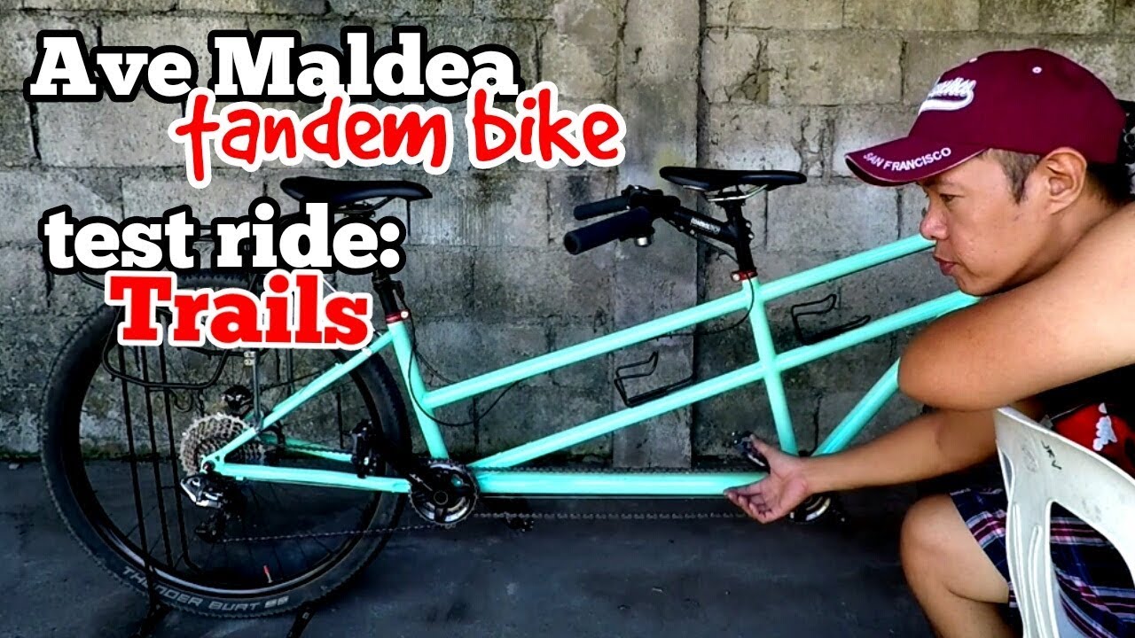 Ave maldea tandem bike: Trail Test Laughtrip Ride 😂