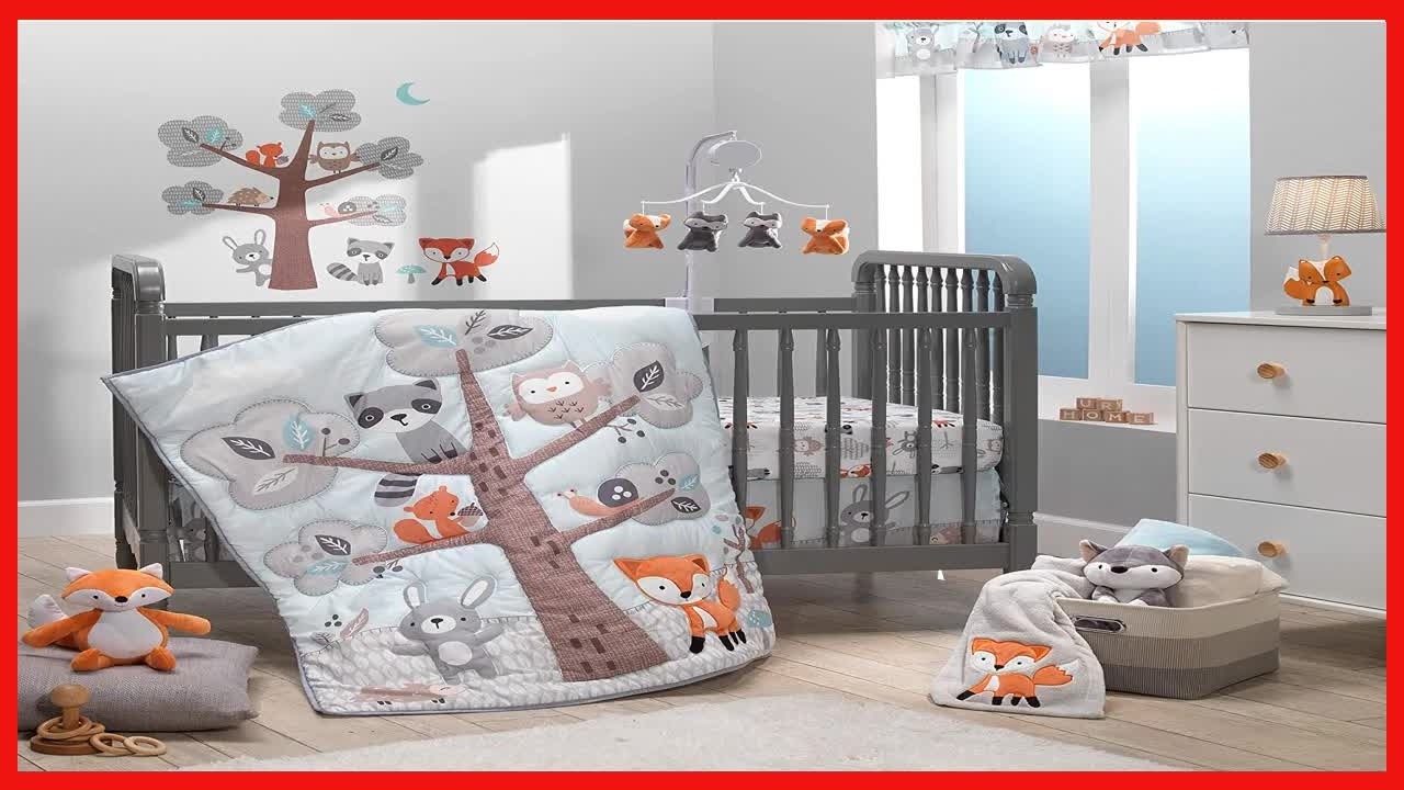 Charming Woodland Fox Crib Bedding Set Soft, Stylish, and Secure