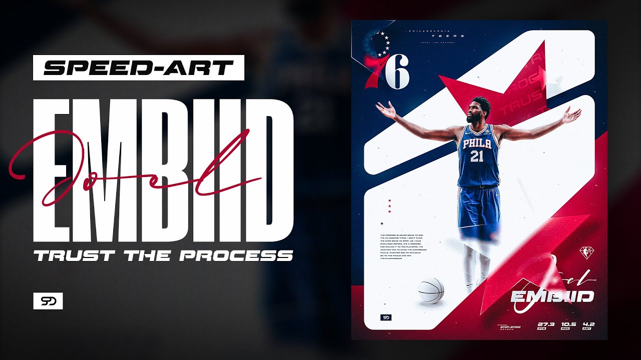 Joel Embiid | Photoshop speed-art | SPD