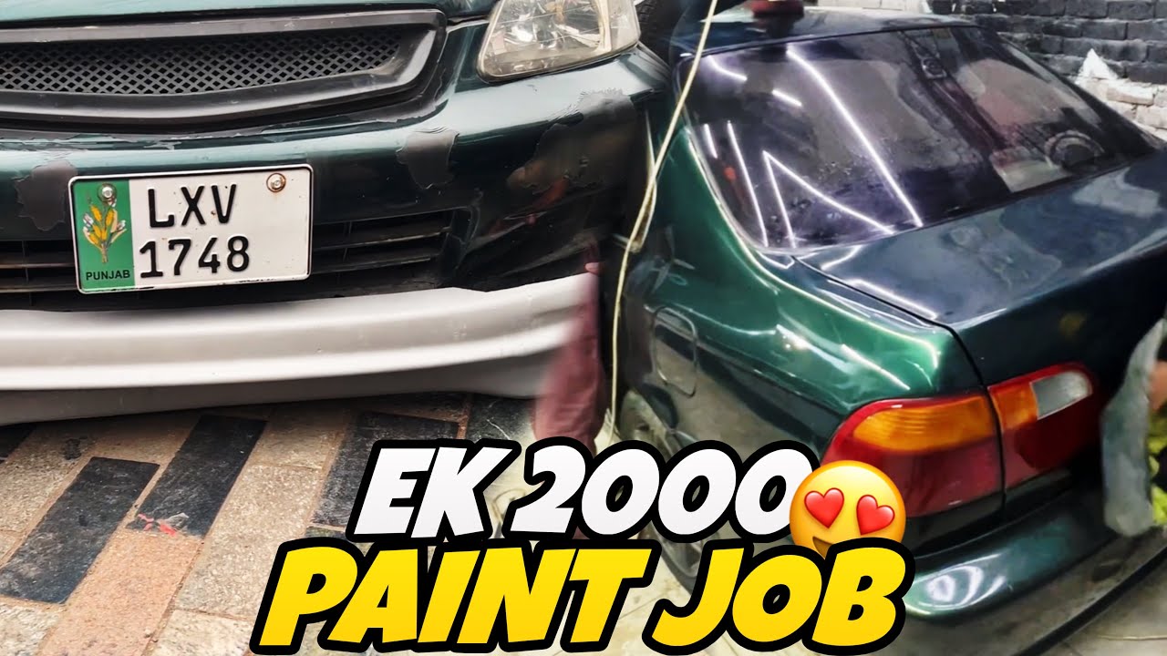 Civic EK 2000 Bumpers paint | Detailed From DAB!😍