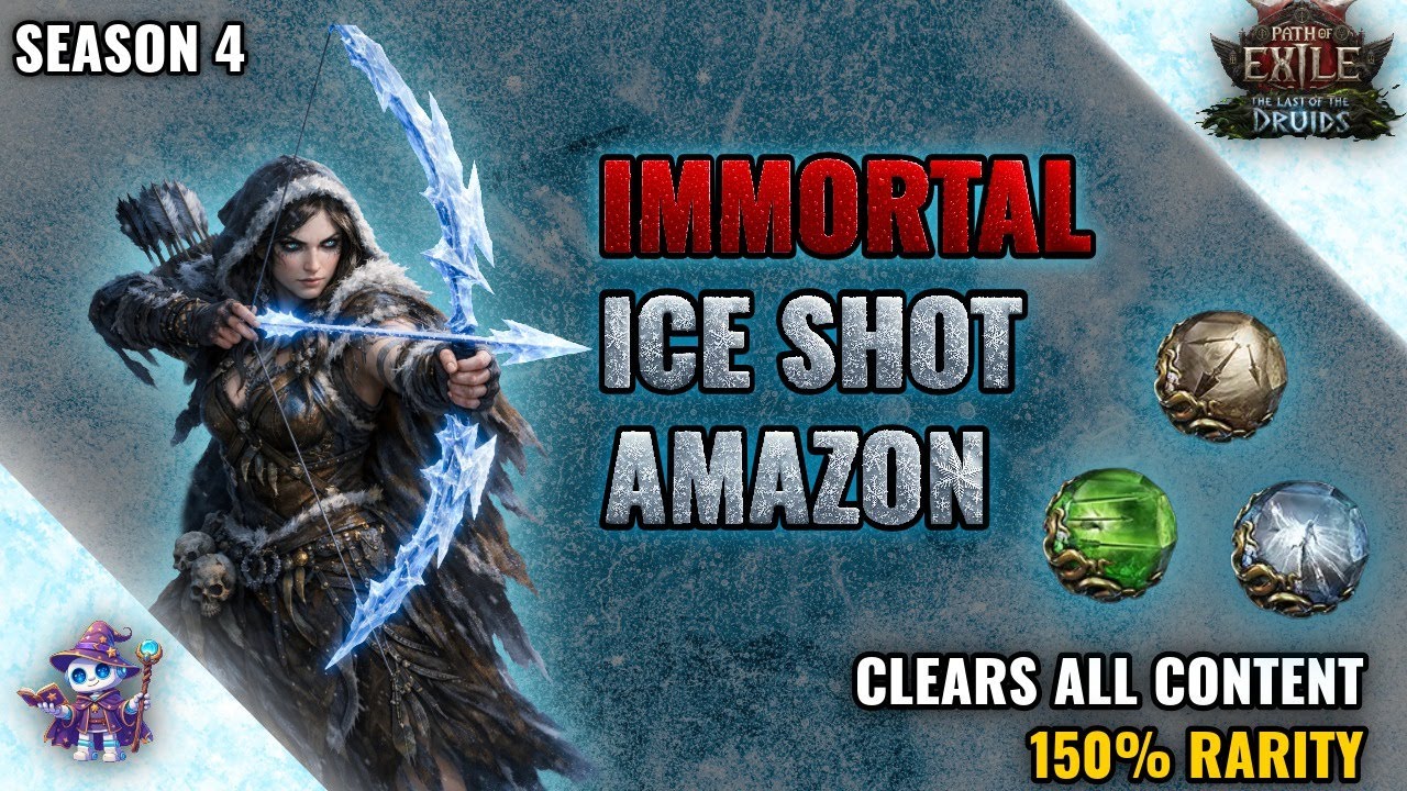 Ice Shot Amazon Makes You IMMORTAL - Full Build Guide (POE2 0.4 Last of of the Druids)
