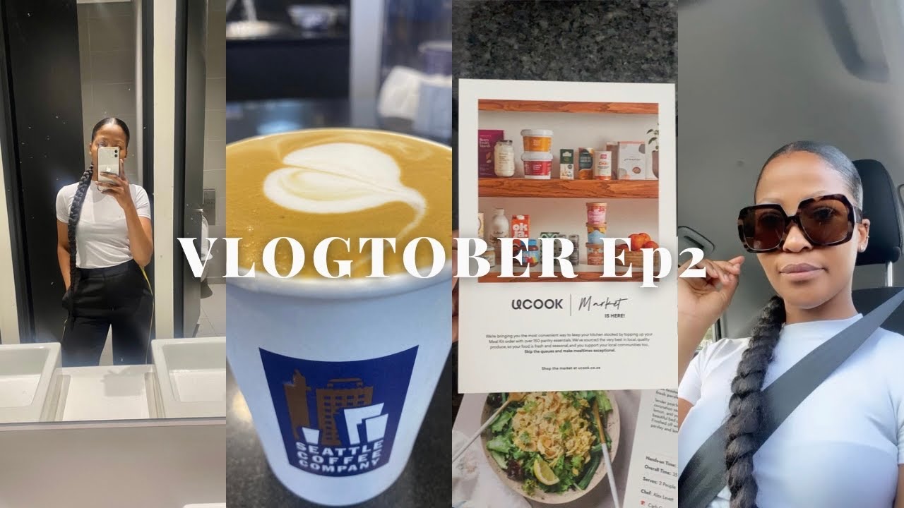 VLOGTOBER Ep2: Work, What I eat in a day, Mini Ucook Review… | South Africa
