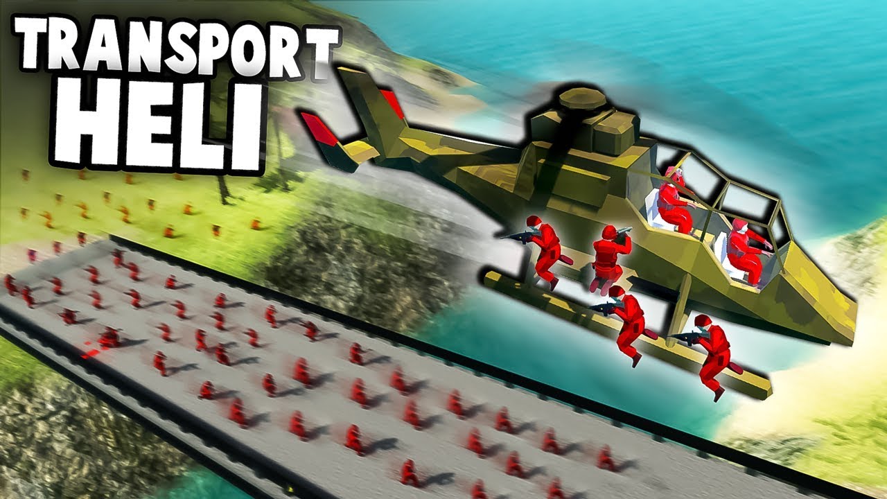 AMAZING NEW Transport Helicopter!  (Ravenfield Gameplay - Beta Branch New Updates)