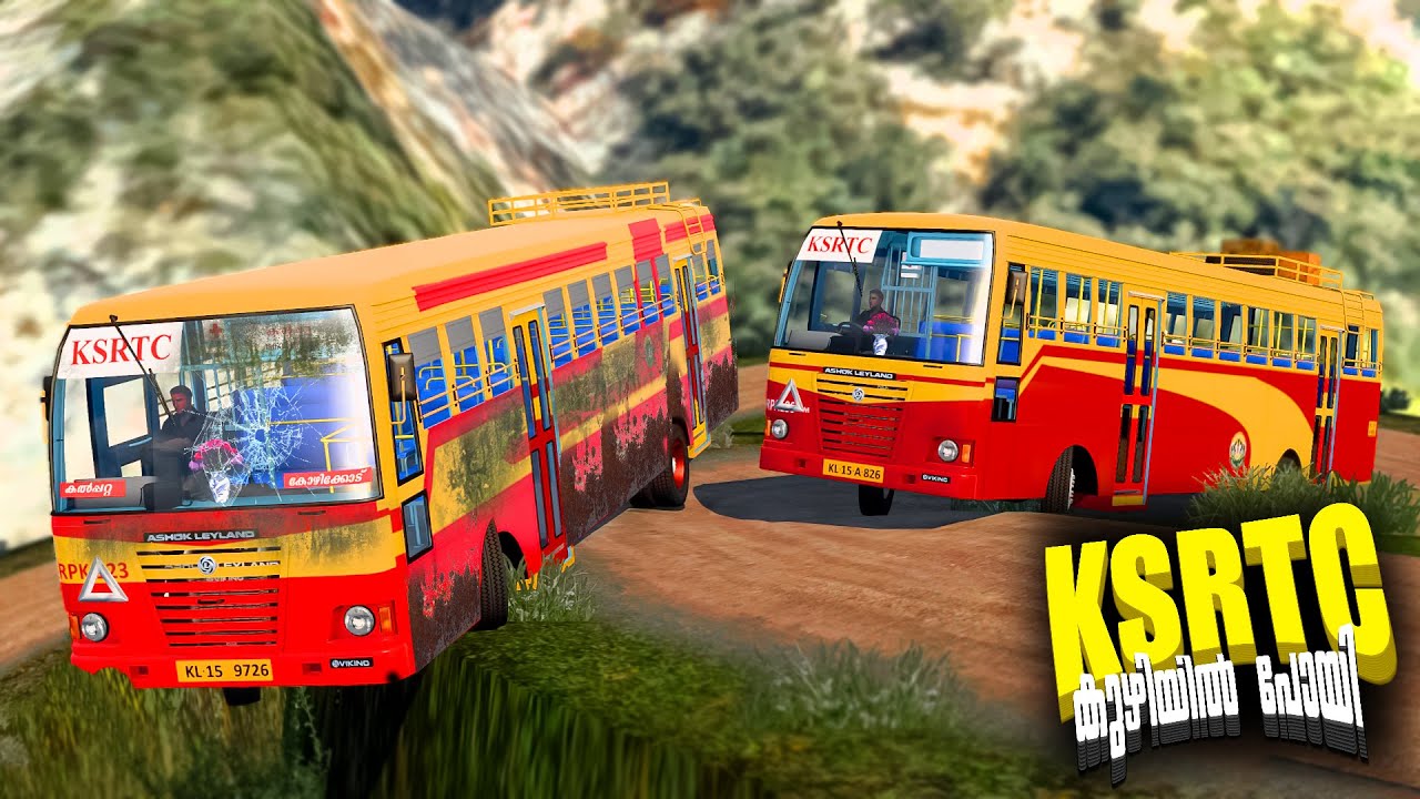 KSRTC IN MOST DANGEROUS ROADS ETS2 GAMEPLAY Indian Mods TOM GAMING @RANDOM_GTV