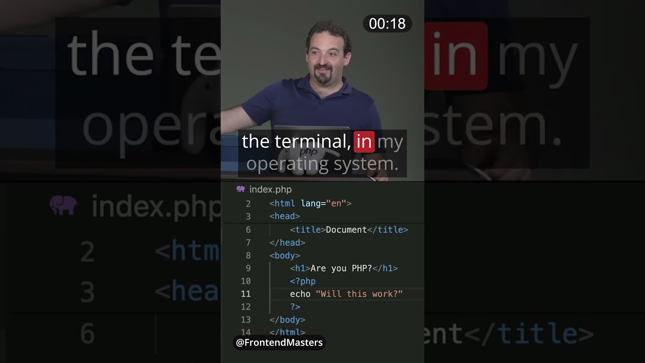 Основы PHP: Рендеринг HTML на стороне сервера 🌐🐘