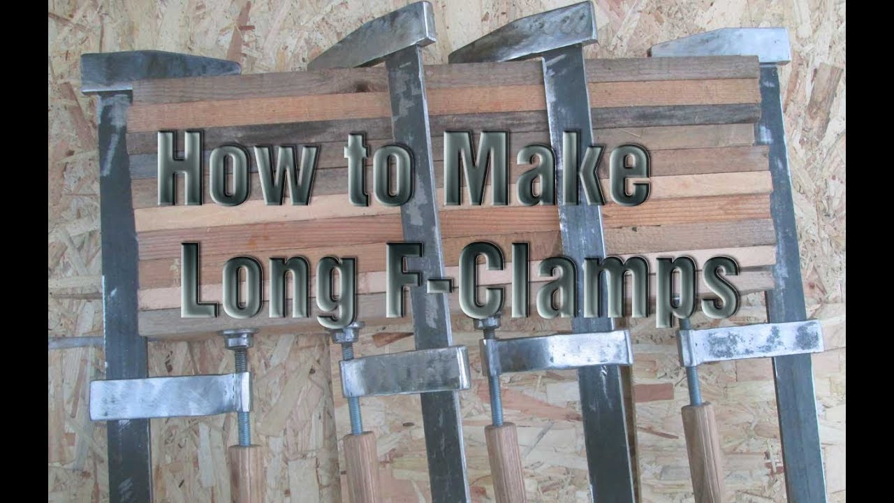 F-Струбцины своими руками/How to Make Long F-Clamps