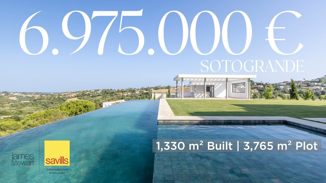 Inside a €6.975M Sustainable Masterpiece in Sotogrande | Brand New Villa with Panoramic Views
