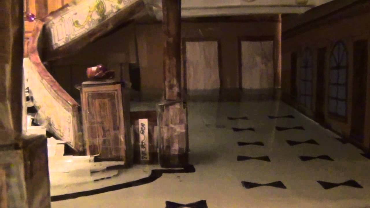 Titanic Grand Staircase model flooding